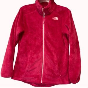 The North Face Girls Osita Fleece Jacket XL 14-16 Pink Full Zip Jacket